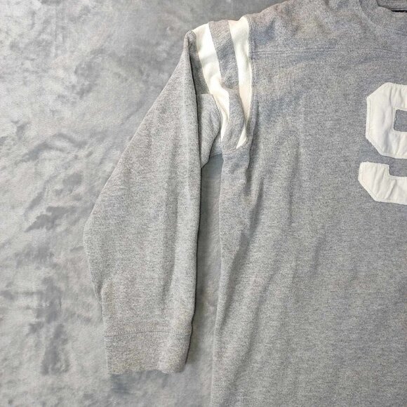 Abercrombie&fitch sweater L grey Athleisure Street comfy basic gym casual 90s - Picture 4 of 11